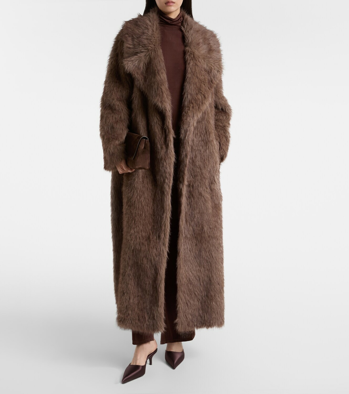 Xu Zhi Faux fur coat