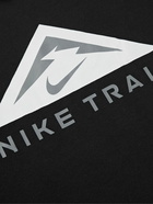 Nike Running - Trail Logo-Print Dri-FIT Running Top - Black