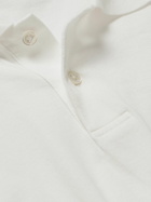 James Perse - Cotton-Jersey Polo Shirt - White
