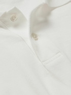 James Perse - Cotton-Jersey Polo Shirt - White