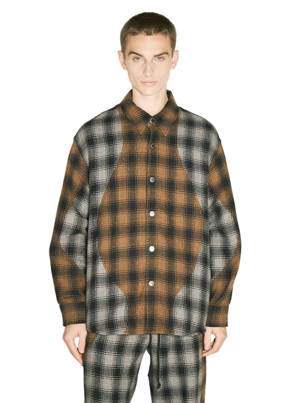 Photo: Song for the Mute Plaid Shirt Jacket