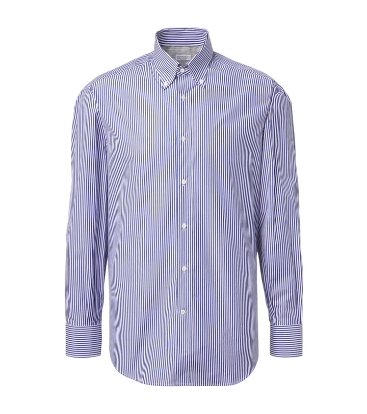 Photo: Brunello Cucinelli Striped cotton shirt