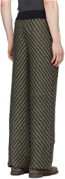 Isa Boulder SSENSE Exclusive Khaki Trousers