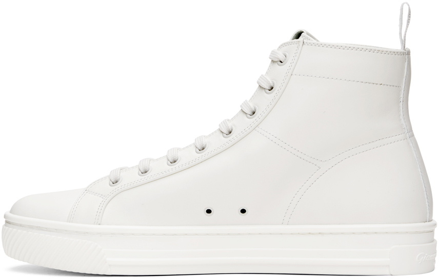 Gianvito Rossi White 360 High Sneakers