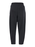 Merci Blakc Pants With Elastic Waist In Fabric Woman