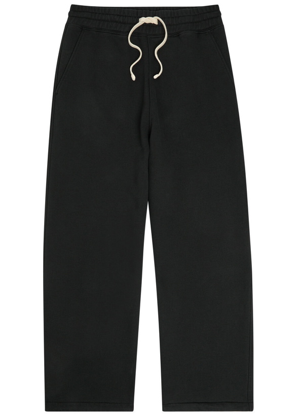 Photo: Picante Everyday Wide-leg Cotton Sweatpants Black