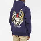 Bedwin & The Heartbreakers x Devilock Eerie Tiger Hoody in Navy