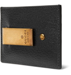 Gucci - GG Marmont Full-Grain Leather Cardholder with Money Clip - Black