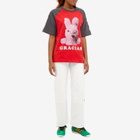 Pleasures Women's Gracias Raglan T-Shirt in Red