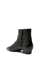 Stuart Weitzman Stassi 20 Leather Ankle Boots Black