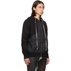 Rick Owens Drkshdw Black Panel Hoodie