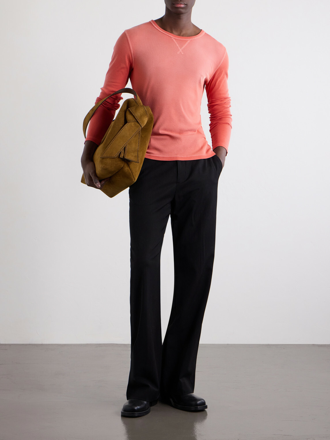 Acne Studios - Einso Ribbed Jersey T-Shirt - Red