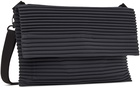 Homme Plissé Issey Miyake Gray Pleats Flat Pouch