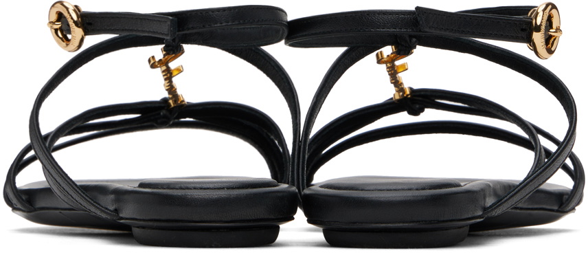 JACQUEMUS Black Les Classiques 'Les sandales Pralu plates' Sandals