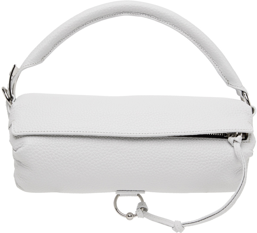 ★OPEN YY_TheOpen Product★ YY PILLOW HANDLE (SILVER) OPEN YY Silver Mini Pillow Handle Bag OPEN YY