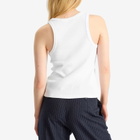 Charles Jeffrey Loverboy Women's Logo Tank Top in White And Red