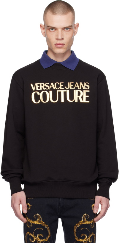Photo: Versace Jeans Couture Black Logo Sweatshirt