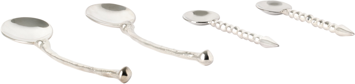 Alighieri Silver 'The Totemic Devotion' Dessert Spoons, 4 pcs