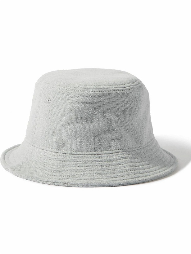 Photo: SSAM - Textured Organic Cotton and Silk-Blend Bucket Hat - Gray