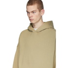 Essentials Beige Fleece Hoodie