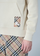 Burberry Logo Patch Hooded Sweatshirt