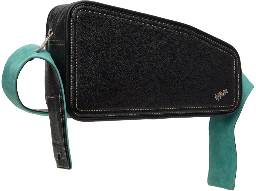ADER error Black & Blue Irregular Block Bag ADER error