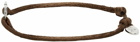 Valentino Garavani Brown V-Logo Bracelet
