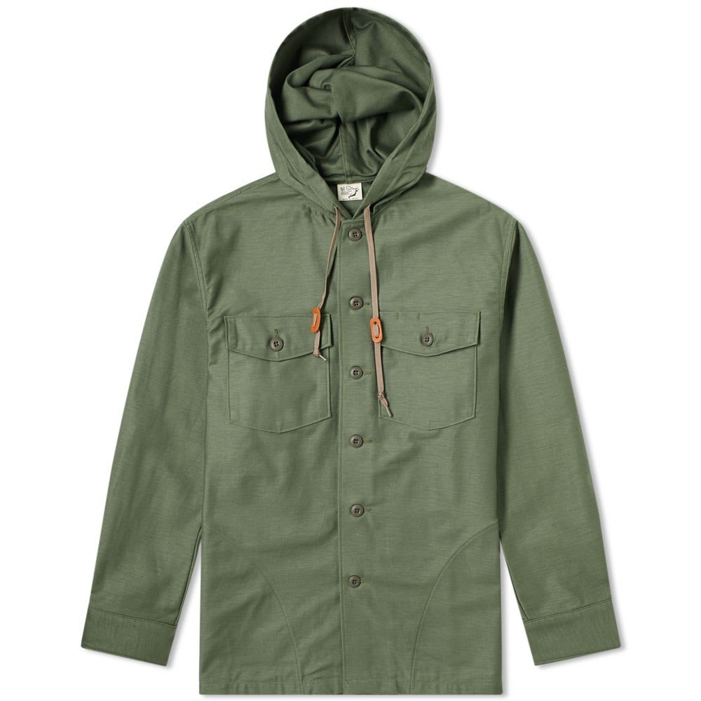 orSlow Hooded Shirt Jacket