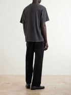 Neighborhood - Printed Cotton-Jersey T-Shirt - Gray