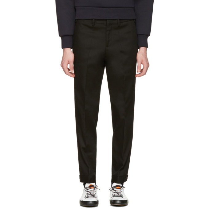 Photo: Neil Barrett Black Snap Cuff Trousers