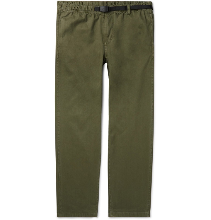 Photo: Gramicci - Belted Cotton-Twill Trousers - Green