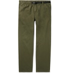 Gramicci - Belted Cotton-Twill Trousers - Green