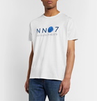 NN07 - Mauro Logo-Print Slub Cotton-Jersey T-Shirt - White