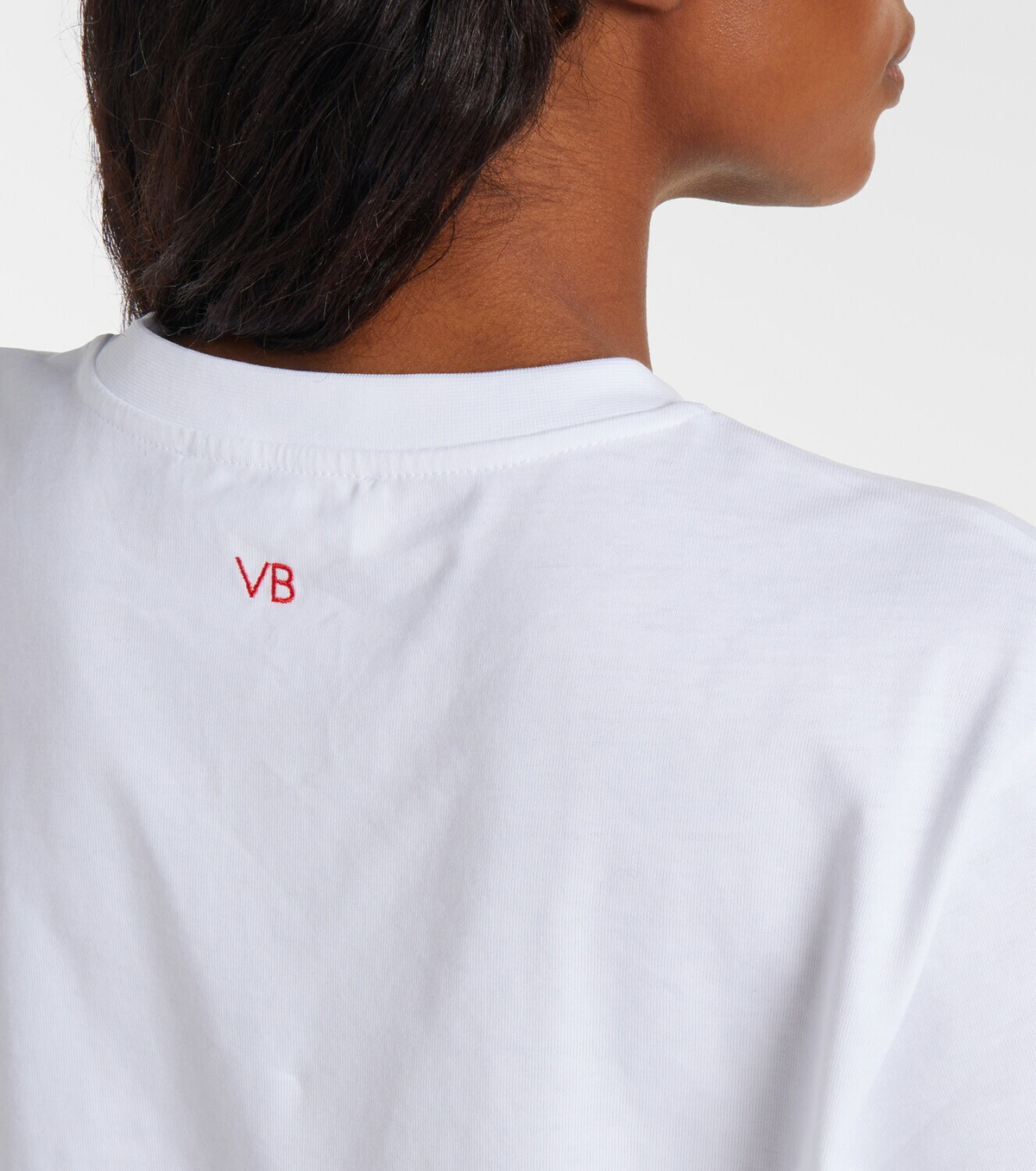 Victoria Beckham Slogan cotton jersey T-shirt