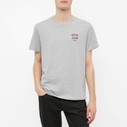 Nudie Jeans Co Men's Nudie Roy Logo T-Shirt in Grey Melange