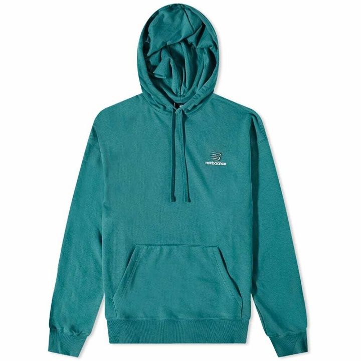 Photo: New Balance Men's Uni-ssentials French Terry Hoody in Vintage Teal