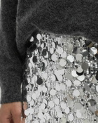 Gestuz GlittaGZ mini skirt silver Women