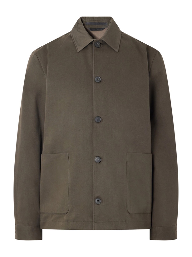 Photo: Sunspel - Cotton-Drill Jacket - Green