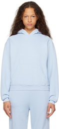 SKIMS Blue Cotton Fleece Classic Hoodie