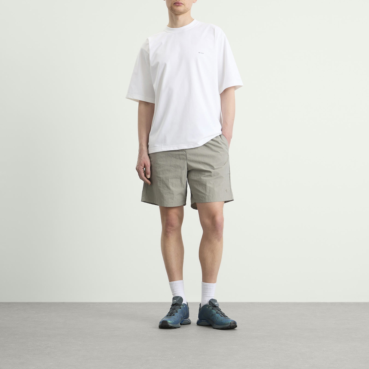Goldwin Men's Nylon Shorts in Arid Beige