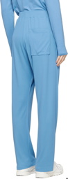 Bianca Saunders Blue Nylon Lounge Pants