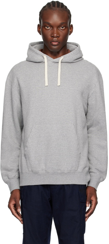 Photo: BEAMS PLUS Gray Cotton Hoodie