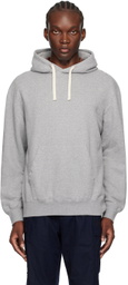 BEAMS PLUS Gray Cotton Hoodie