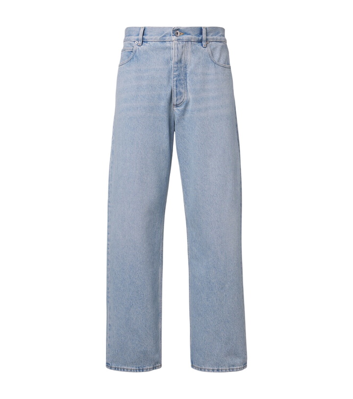 Photo: Bottega Veneta Faded wide-leg jeans