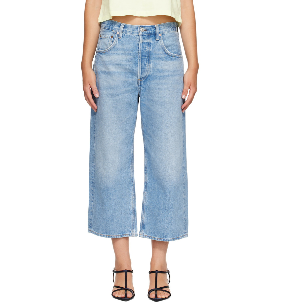 Citizens of Humanity Blue Vintage Culotte Jeans