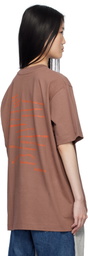 Bless SSENSE Exclusive Brown Multicollection V T-Shirt