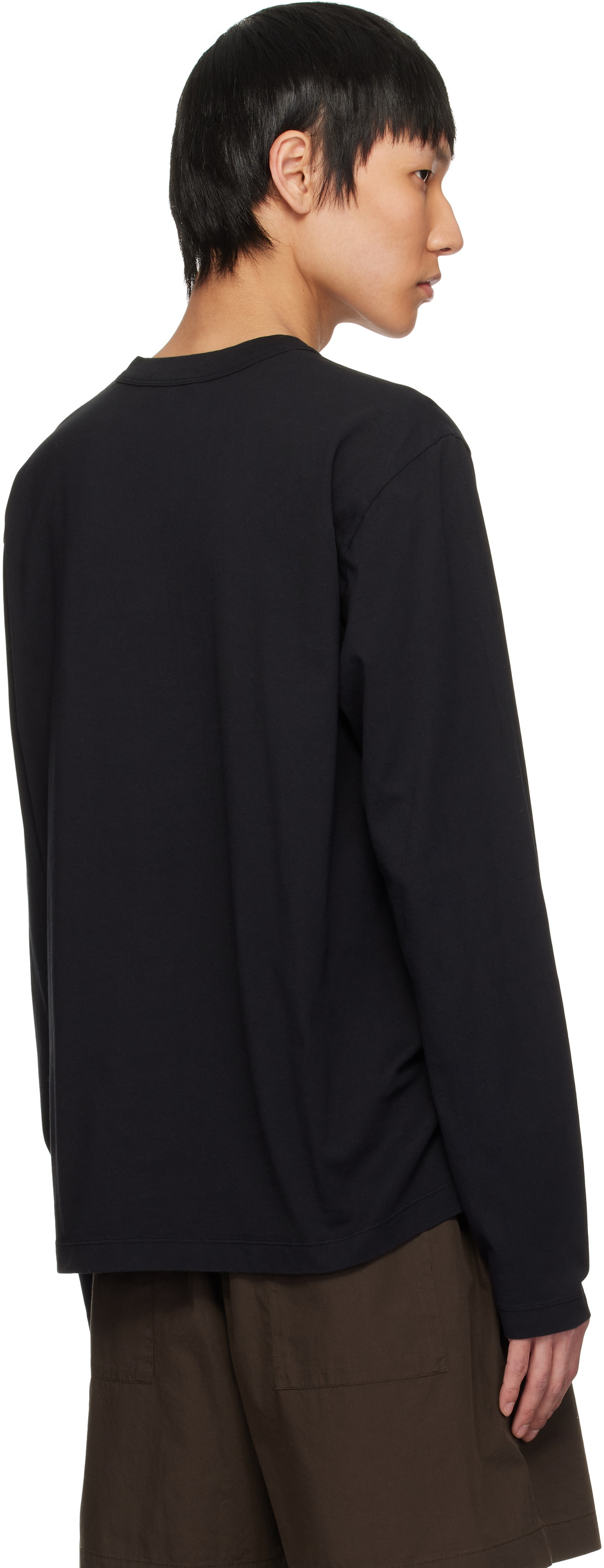 Tekla Black Long-Sleeved T-shirt
