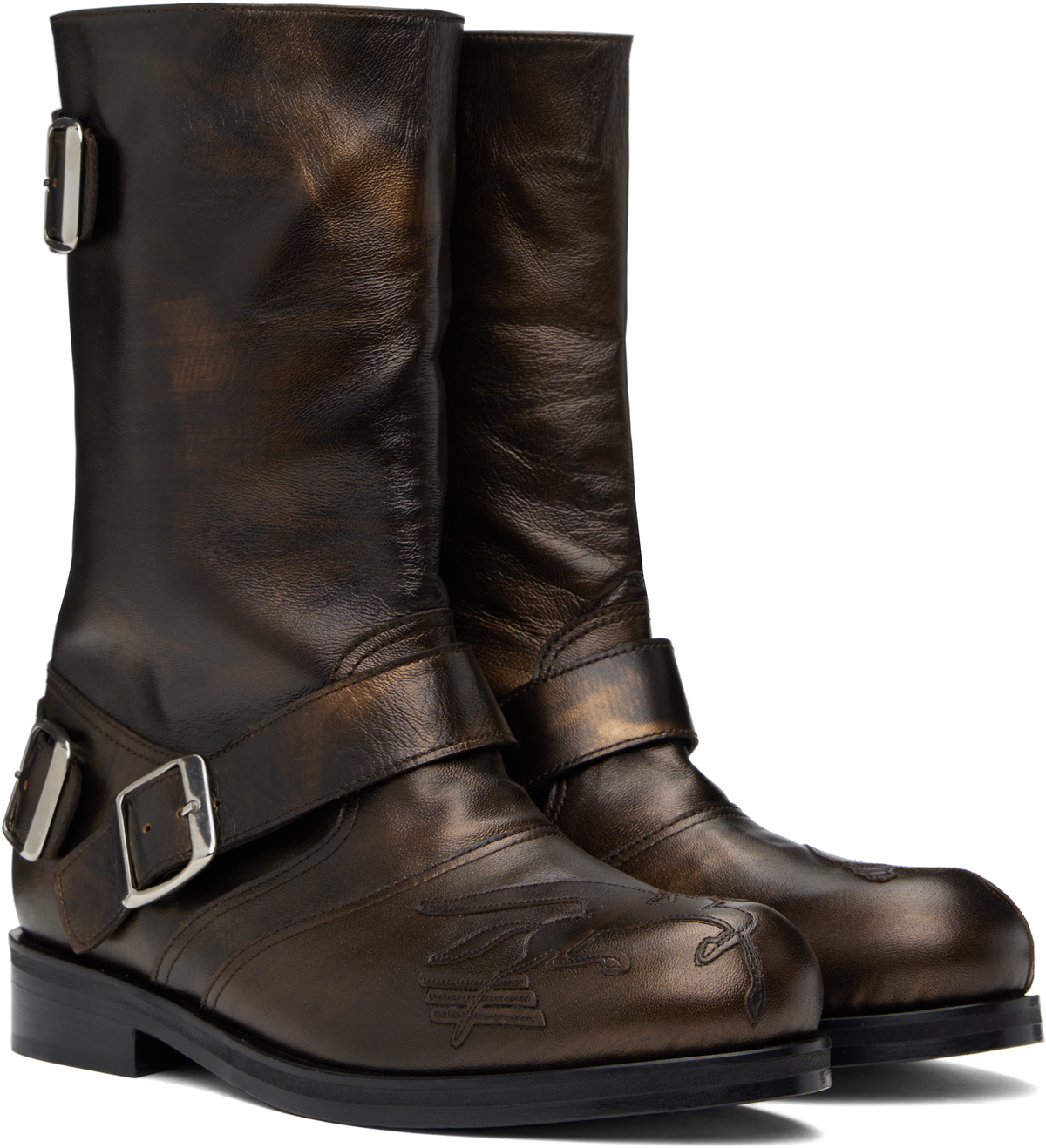 Stefan Cooke Brown Pegasus Boots