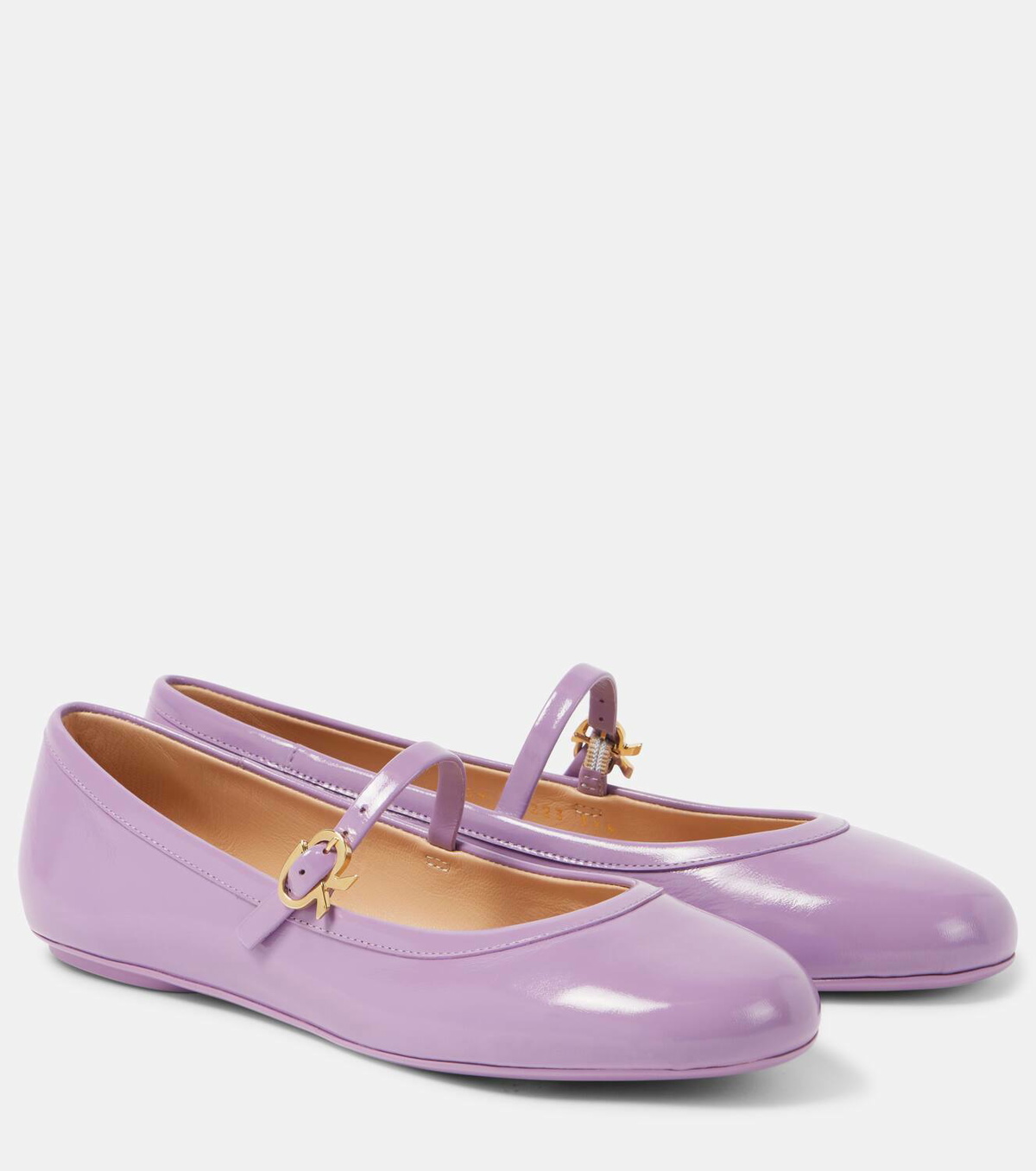 Gianvito Rossi Carla patent leather Mary Jane flats Gianvito Rossi
