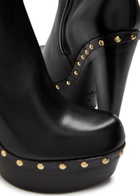 Chloe Lola 120 Leather Over-the-knee Boots Black